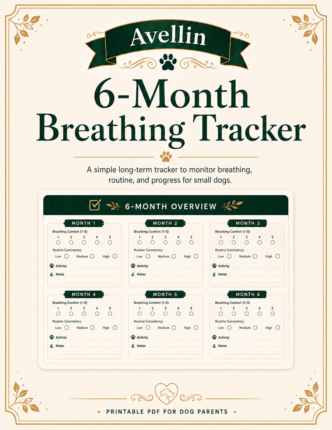6-Month Breathing Tracker