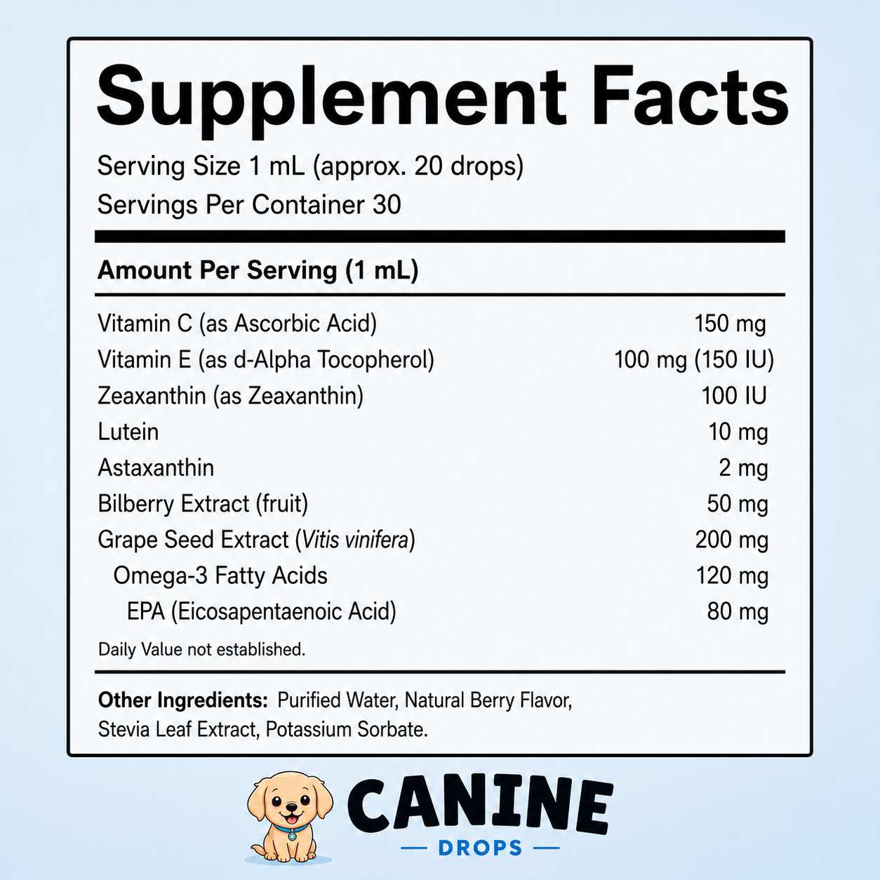 ClearVision food drops for dogs